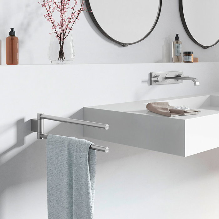 Zack Barra Toalla Doble Atore Acabado Mate 46 cm